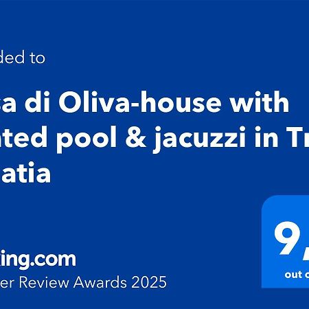 Casa Di Oliva-House With Heated Pool & Jacuzzi In Trilj, Croatia Vila Exterior foto
